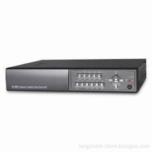 H.264 4-channel Network DVR with Full D1 Real-time, 3G Cellphone View and Dual Streaming